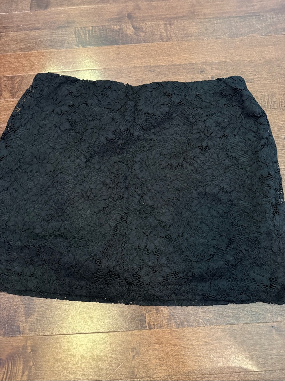 SHEIN black lace skirt